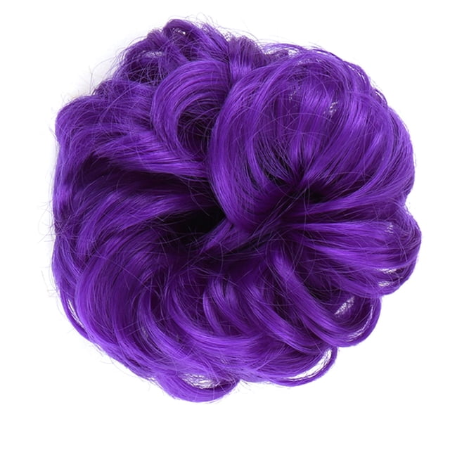Perruque Extension Chignon Bouclé Chignon Désordonné Pièce de Cheveux Chouchou Enveloppe Extensions de Cheveux, Perruque pour Femmes