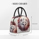 thumbnail image 2 of Balery White Red Cat Couple Bolsa de Almuerzo para Mujeres, Caja de Almuerzo, Bolsa de Almuerzo Pequeña Impermeable, Tote de Almuerzo Reutilizable con Gran Capacidad, 2 of 6