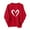 #05_Red, variant on Valentine's Womens Sweatshirt Fleece Lined Hoodies Round-Neck Long Sleeve Shirts Cute Heart Printed Shirts Graphic Clothes Warm Winter Outfits Casual Loungewear