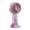 Purple, variant on Handheld Fan Cute Cat Handheld Fan USB Rechargeable Portable Mini Fan for Students Summer Cooling Fan 500mAh Battery Strong Wind Low Noise Fan