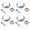 25mm, variant on lanema 4Pcs Billboards Decorative Nails Glass Mirror Fixing Nails Decorative Caps