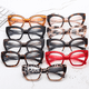 thumbnail image 3 of Gafas anti-azules europeas y americanas con montura grande, montura Irregular de moda, gafas planas personalizadas con forma de ojo de gato, 3 of 5