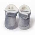 thumbnail image 3 of Ketyyh-chn99 Baby Booties Newborn Baby Shoes Snow Boots for Baby Girls Kids Infant Winter Girls's Boots Toddler Fringe Tassel Ankle Walking Shoes Size for US 6,Grey, 3 of 5