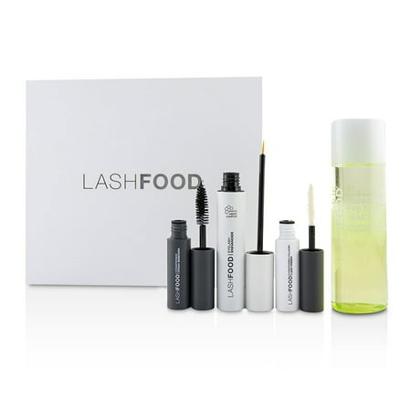 LashFood LashFood Lash Transformation System: (1x Eyelash Enhancer, 1x Lash Primer, 1x Mascara, 1x Eye Makeup Remover) 4pcs Make Up