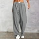thumbnail image 1 of WILLBEST Pantalones Casuales de Pana para Mujer, de Pierna Recta, con Bolsillos para Una Comodidad Elegante. Grande, 1 of 8