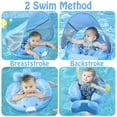 thumbnail image 2 of HECCEI Mambobaby Float With Canopy Upgraded Tail, Shark Blue, 2 of 2