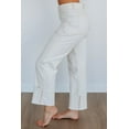 thumbnail image 2 of Erin Risen Women’s High Rise Straight Leg Jeans, Cuffed Hem, Stretch Denim, Plus Sizes 1XL–3XL, 2 of 6