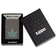 thumbnail image 6 of Zippo Funky Cannabis Design Black Ice Pocket Lighter, 6 of 6