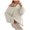 White, variant on GigrtiJin Women's Fall Winter V-Neck Sweater Lightweight Oversized Casual Sweater Solid Color Knit Pullover Sweater Tops