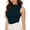 Sleeveless-Deep Blue, variant on Mock Turtleneck for Women Fitted Sleeveless Tops Tight Shirts Tees