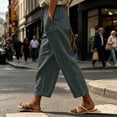 thumbnail image 2 of Hurxie Women Casual Lightweight Drawstring Elastic Waist Pants with Pockets Gray,2XL, 2 of 6