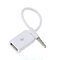 thumbnail image 6 of Simyoung 3.5mm Male Audio AUX Jack to USB 2.0 Type A Female OTG Converter Adapter Cable White, 6 of 6