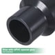 thumbnail image 4 of Uxcell 1-Pack Conector de Reducción de Tubo, Acoplamiento Reductor Recto de 1-1/2"*1", Gris, 4 of 6