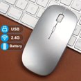 thumbnail image 1 of Ratón inalámbrico para juegos con retroiluminación, compatible con USB, RGB, recargable, silencioso, retroiluminado, ergonómico, para ordenador portátil y PC., 1 of 7