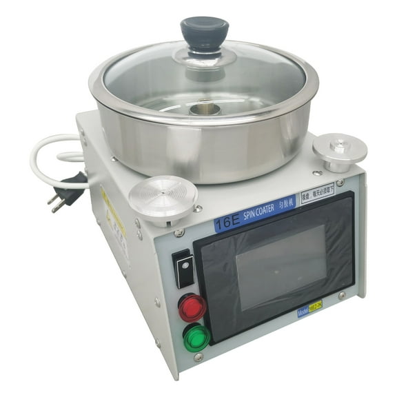Lab Spin Coater Spin Processor Glue Spin Coating Machine with 20mm&50mm Sucker 16EZ-7K