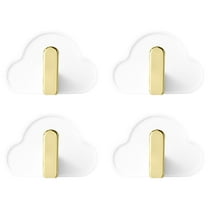 LACKUST Wall Hanging Hooks on Sale,Self-designed Cloud Cloud Hook Hook Hook Without Punching Wall Strong Hook Key Hook,White