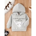 thumbnail image 3 of Genuiskids Toddler Infant Boys Girls Western Hoodie Sweater Long Sleeve Mama Raised Me Cow Head Print Tops Fall Oversized Sweatshirt Tops, 3 of 9