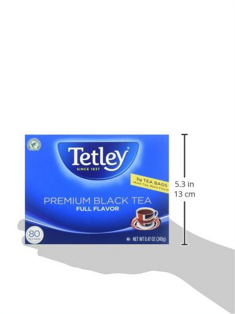 Tetley Irish Breakfast Premium Black Tea 80 Tea Bags 8.46 oz
