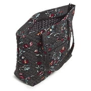 Vera Bradley Women's Cotton Tote Handbag, Perennials Noir Dot