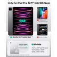 thumbnail image 2 of Funda ESR para iPad Pro 12.9 (2022/2021) de 6.ª y 5.ª generación, resistente al amarilleo, 2 of 9