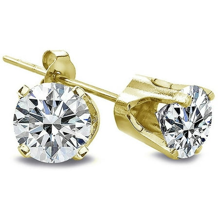 1/3 Carat T.W. Diamond 14kt Yellow Gold Stud Earrings, HI-I2-I3