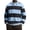 Blue, variant on Migroa Men's Fashion Long Sleeve Cotton Striped Golf Shirts for Men Dry Fit - Classic Maritime Pattern, Casual Athletic Style - Ideal for Yacht Club, Summer Party, Weekend Sports,