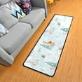 thumbnail image 5 of Kitchen Rugs and Mats Non-Skid Washable Runner Rugs Christmas Snowman Animal Long 72x24 inch for Floor Cushioned Hallway Entryway Indoor 2x6, 5 of 7