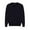 Black, variant on Krumba Men's Cotton Oversized V-Neck Classical Pull-on Sweater 4XL Black