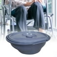 thumbnail image 6 of Chamber Pot Bedpan Toilet Bucket Durable PP Material for Elderly Adults Home Travel Use, 6 of 9