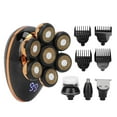 5 in 1 Electric Head Shaver IPX7 Waterproof Intelligent Floating Blades