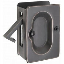 Emtek 2101US10B Passage Pocket Door Lock, Oil Rubbed Bronze