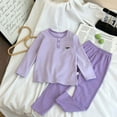 thumbnail image 2 of MEZZALL Kid's Autumn Winter Homewear Boys Girls Cartoon Printed O-Neck Long Sleeve T Shirt Long Pants Pajamas Sets Suits Children's Clothing Leisure Sleepwear, 2 of 7
