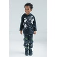 thumbnail image 2 of Disney Nightmare Before Christmas Jack Skellington Toddler Boys Fleece Pullover Hoodie and Pants Outfit Set Toddler to Big Kid, 2 of 5