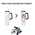 thumbnail image 5 of AGH 12 Pack 40 OZ Sublimation Tumbler Blanks with Handle & Straw, Travel Coffee Cup, Stainless Steel Sublimation Water Bottle, Sublimation Cups, DIY Gift, 5 of 5