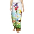 thumbnail image 2 of Lsque Pikmin Print Women's Pajama Pants, Lounge Pant - Comfortable Home Wear,Elastic Waistband, Stylish Design-Medium, 2 of 9