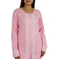 thumbnail image 6 of Moomaya Womens Solid 2 Pcs Nightwear Set Sleepwear Top & Pajama PJ NightSets, 6 of 8