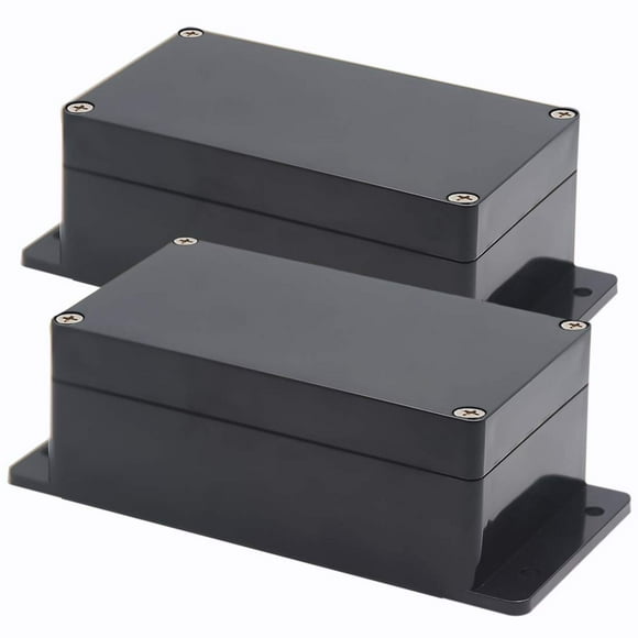 Caja de conexiones eléctricas Zulkit IP65 impermeable ABS 16x9x6 cm