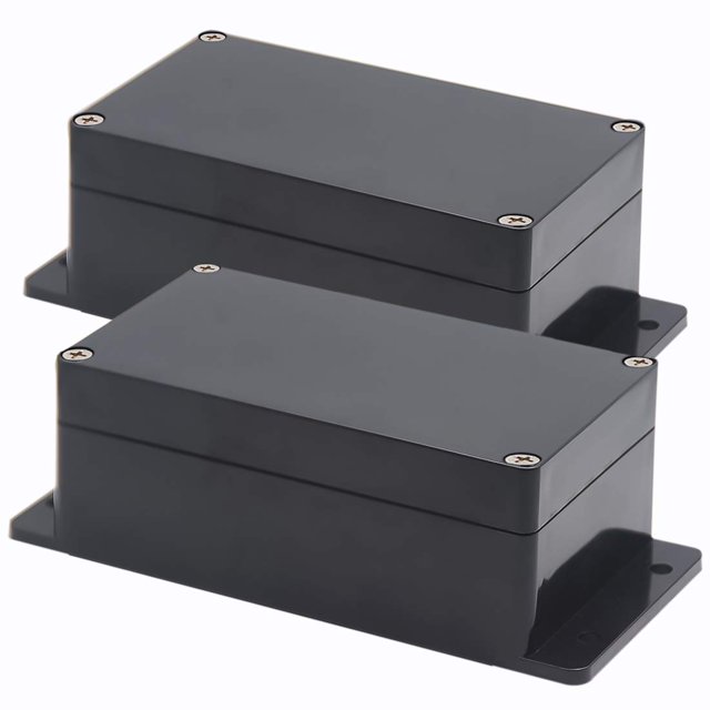 Caja de conexiones eléctricas Zulkit IP65 impermeable ABS 16x9x6 cm