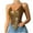 Gold, variant on Women's Backless Metallic Chain Halter Sequin Camisole Top Long Sleeve Round Neck Casual Party Blouse, Silver M