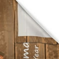 thumbnail image 3 of Ambesonne Gingerbread Man Kitchen Curtains, Watercolor Fun, 55"x39", Brown Orange White, 3 of 3