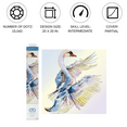 thumbnail image 2 of Diamond Dotz Graceful Landing Bird  Diamond Painting Kits for Adults - Diamond Art Kits a Relaxing Creative Craft Kit with Dotz Gems 20"x20", 2 of 6
