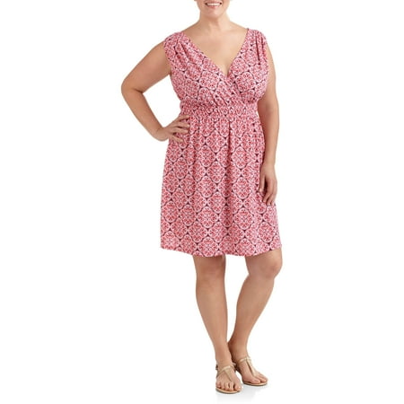 faded glory women s plus size casual knit dress walmart com faded glory plus size chart