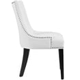 thumbnail image 3 of Hawthorne Collections Faux Leather White Dining Side Chair Unassembled, 3 of 5