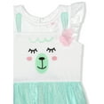 thumbnail image 6 of Nannette Toddler Girl 2Pc Llama Legging Set W/ Headband, Size 2T-4T, 6 of 6