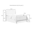 thumbnail image 3 of Bowery Hill Queen Metal Spindle Headboard/Footboard Set in Black, 3 of 12
