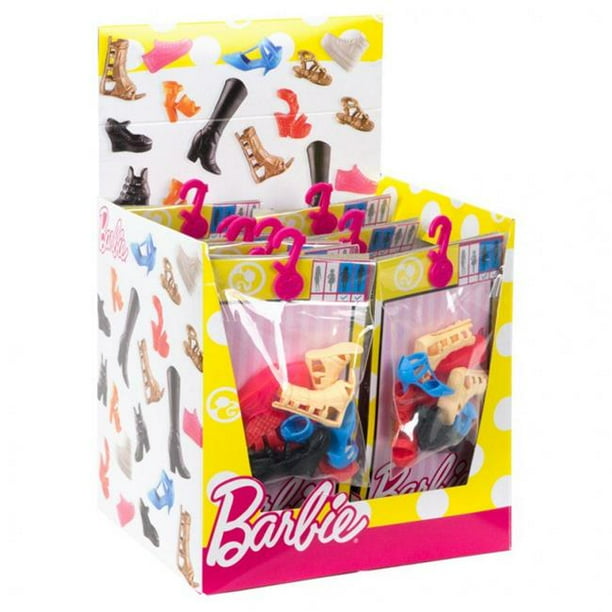Mattel MTTFCR91 Barbie Shoe Pack Doll Assortment - 18 Piece