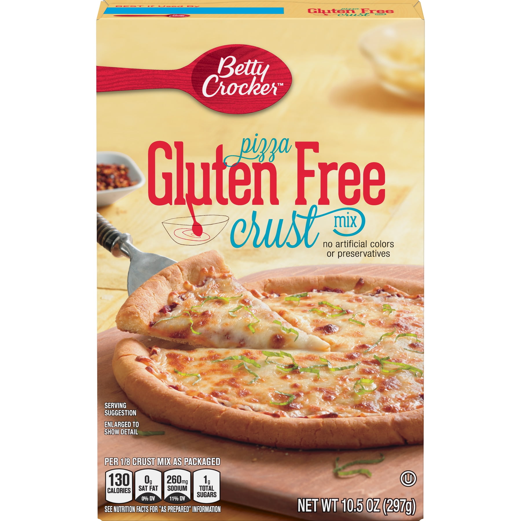 Betty Crocker Gluten Free Pizza Crust Mix, 10.5 oz