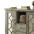 thumbnail image 6 of ACME Velika 2-Drawers Wooden Console Table with 2 Doors in Weathered Gray, 6 of 9