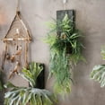 thumbnail image 2 of Faux Artificial Asparagus Setaceus Wood Board Hanging Decoration, 2 of 8