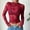 Wine, variant on YTCAMLO Long Sleeve Shirts for Women Fashion See Through Mock Neck Shirts Floral Lace Mesh Tops Party Club Night Lace Blouses, Black XXL